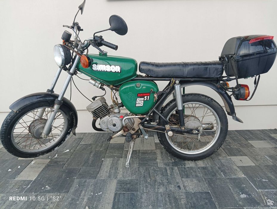 Simson S51, S50 - osłony - boczki - narzędziówki (1987)