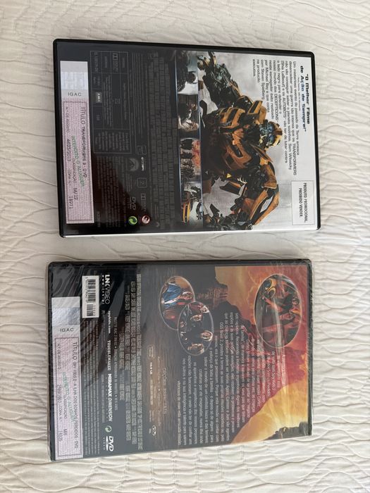 DVD transformers 3 e Spy kids 2