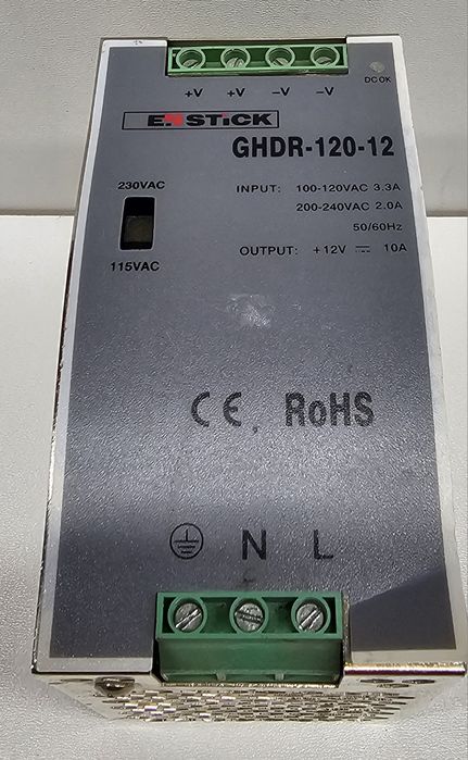 Zasilacz Enstick GHDR-120-12    12V DC 10A