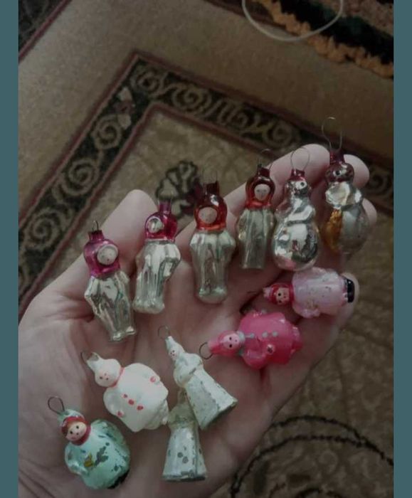 Ёлочные мини и миди игрушки.