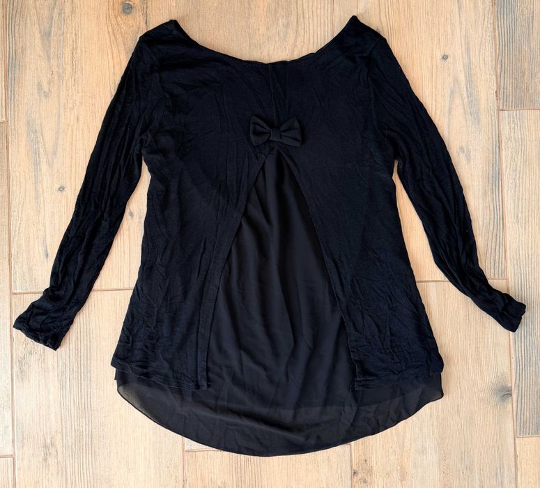 Bluzka warstwowa z kokardą