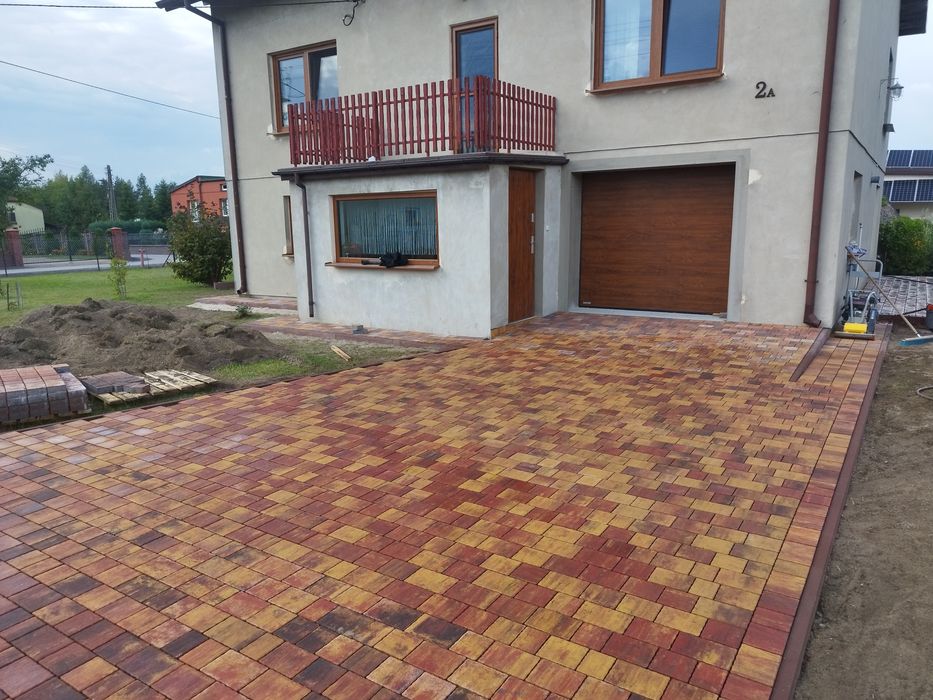 Brukarstwo Kostka Brukowa Układanie Kostki