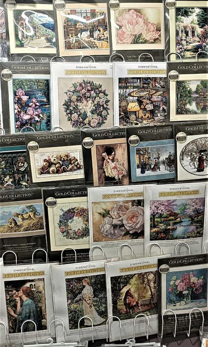 Вишивання Dimensions Permin Anchor Merejka. Будинок торгiлi 1-поверх.