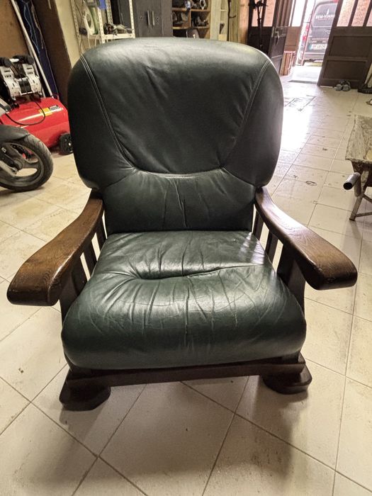 Sofa Vintage em couro Divani e divani