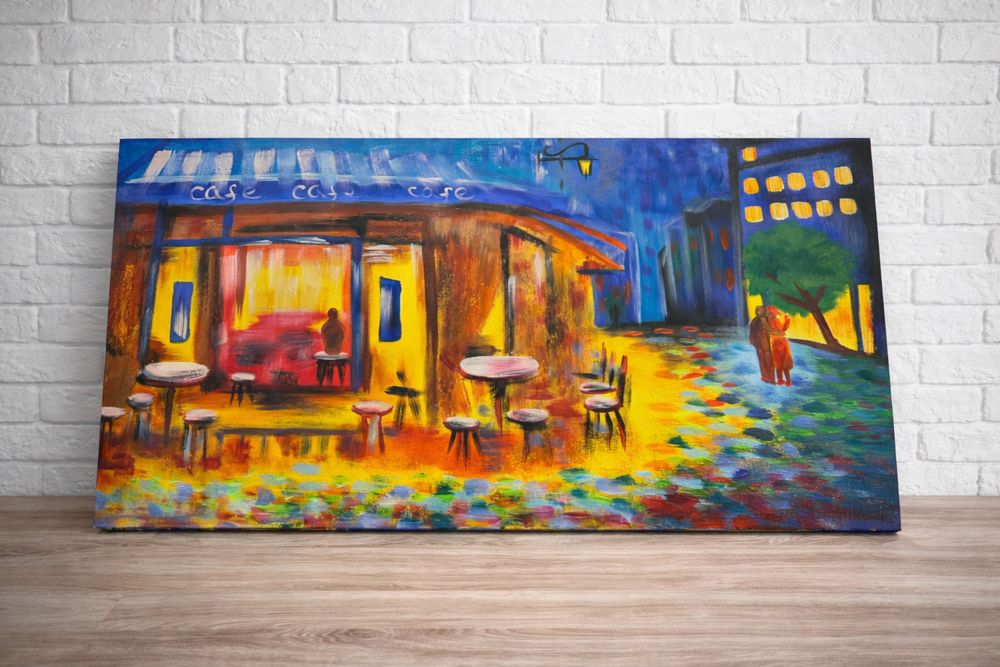 Картина городской пейзаж