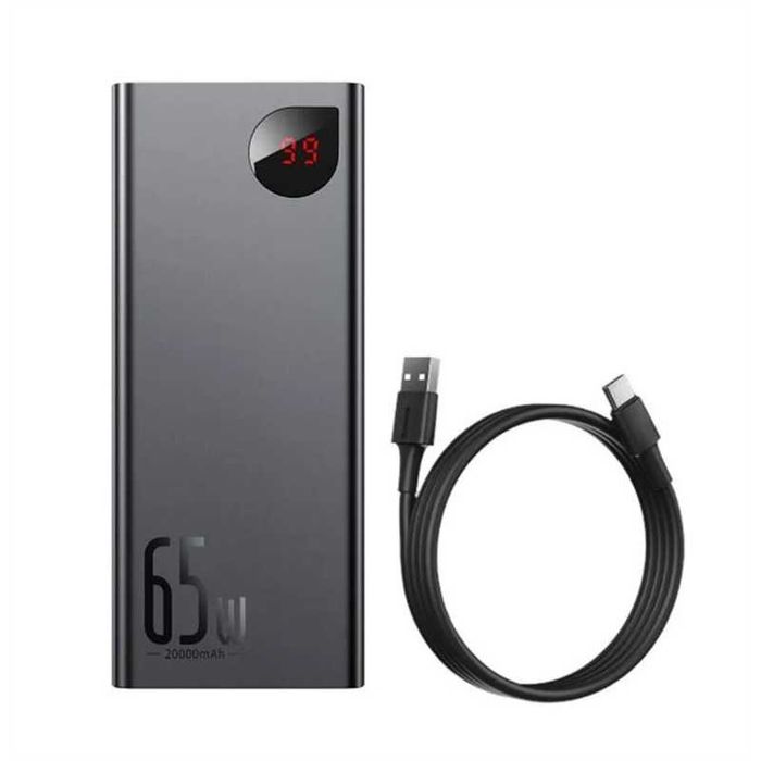 Powerbank 20000 MAH 65W Baseus ADAMAN USB-C/USB-C/ USB/USM 2504.0803