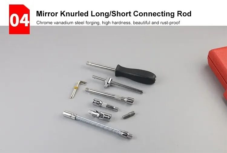 Mala de ferramenta com 46 Pcs. (Artigo Novo)