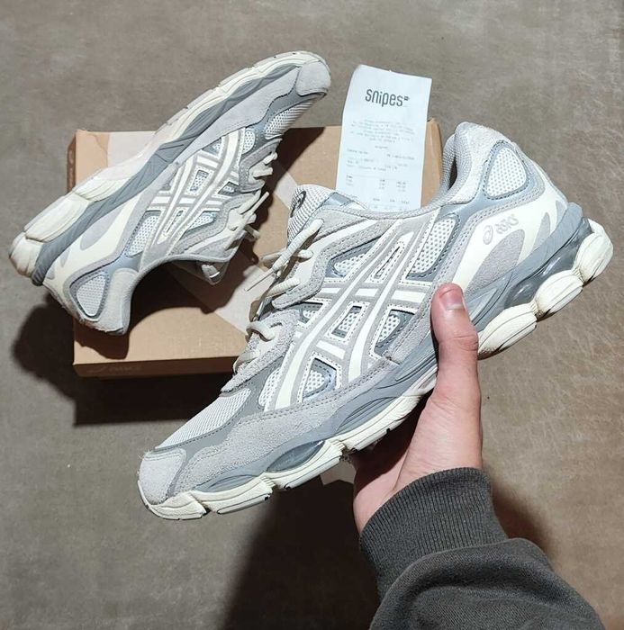 Asics Gel-NYC Cinzentos - tamanho 45 Apenas Mensagem