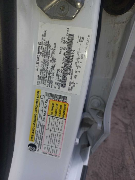 Форд фусіон 2019