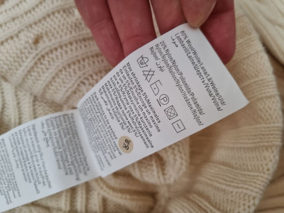 Sweter golf Vero Moda L 40 wełna nowy