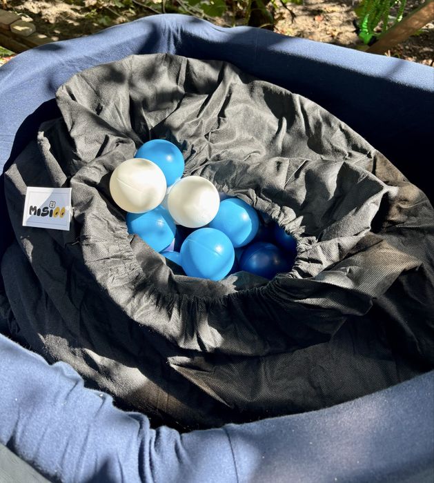 Дитячий сухий басейн Misioo з кульками, 80 см