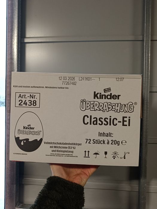 Kinder jajko czekoladowe