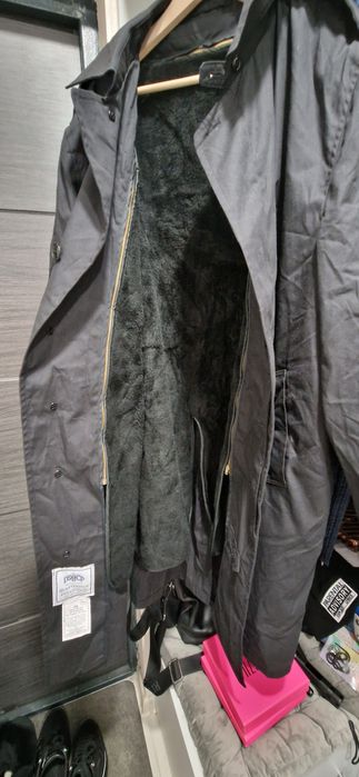 Пальто-плащ мужское новое 54-56 размер с подстежкой мех