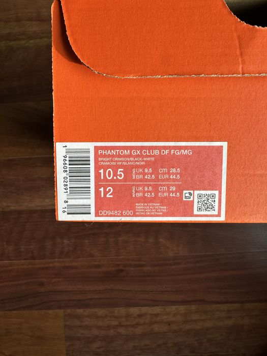 NIKE Phantom GX Club Korki Piłkarskie Obuwie Sportowe 44,5/ dł 28,5 cm