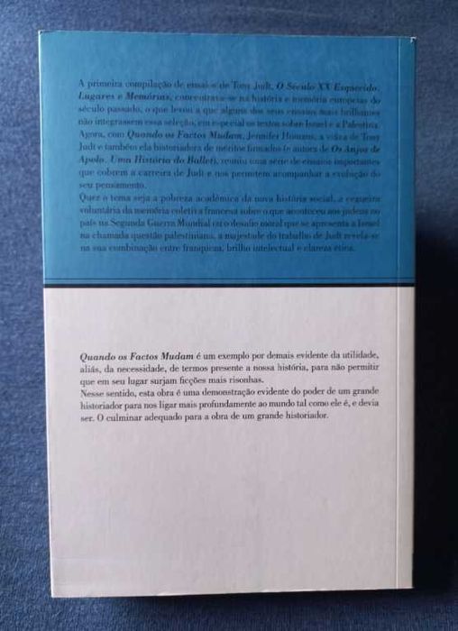 Quando os Factos Mudam (Ensaios 1995-2010) - Tony Judt