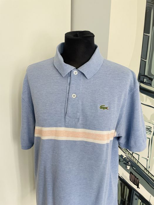 Koszulka męska polo z kołnierzykiem Lacoste rozmiar S 36 bawełna