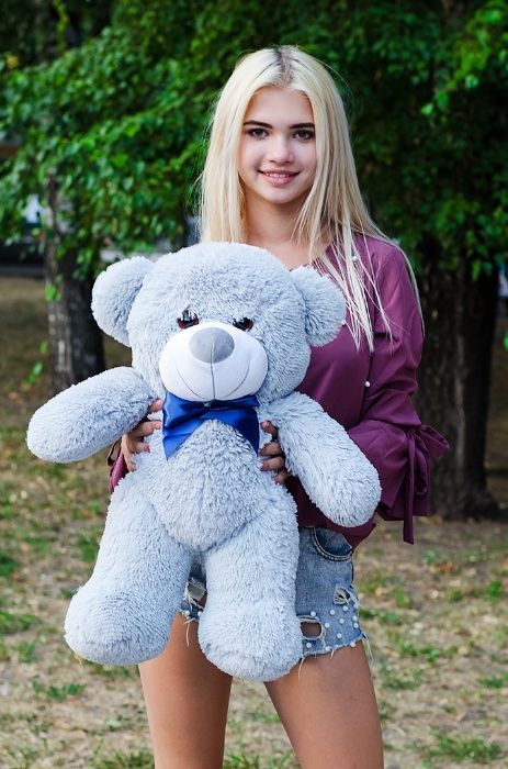 Великий плюшевий ведмедик Монті 200 см! Купити ведмедика