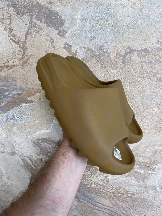 Шлепки Adidas Yeezy Slide Ochre размер 42