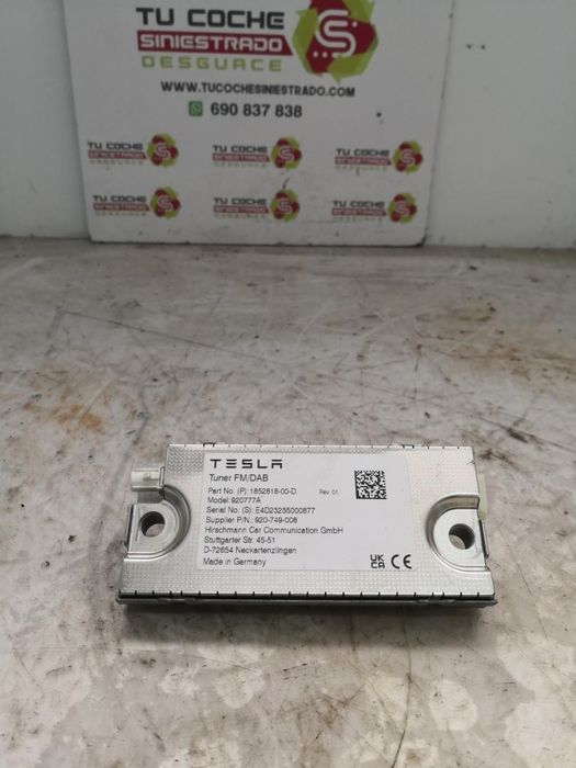 módulo eletrónico tesla model 3