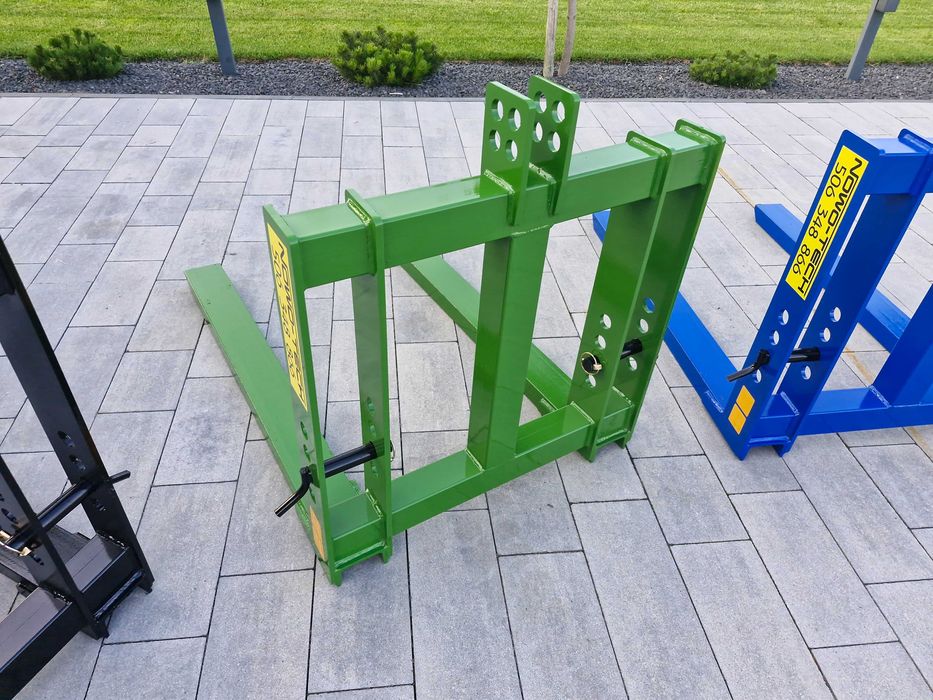 paleciak na tył ciągnika, widły do palet, 4 uchwyty mocujące, nowość