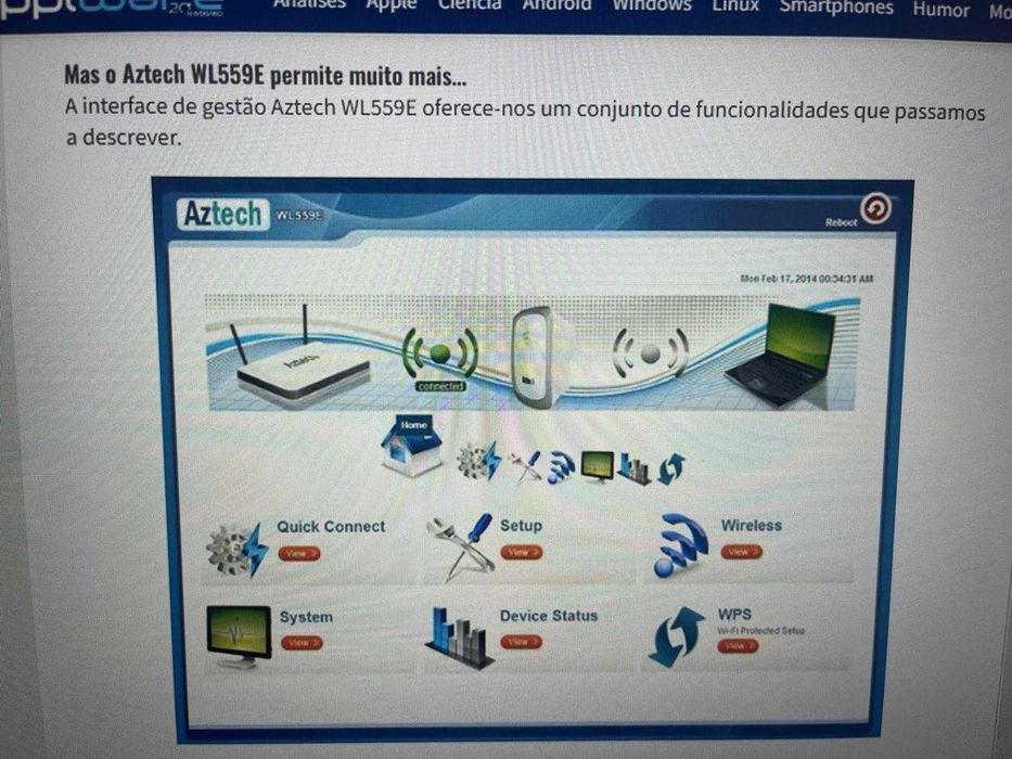 Aztech WL559E repetidor de sinal wifi