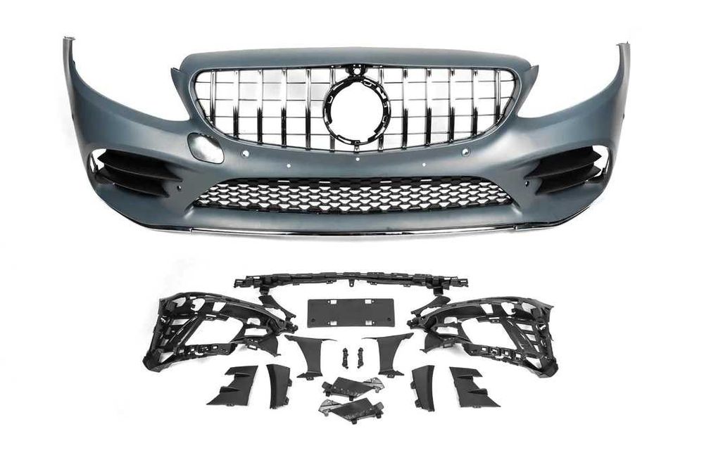 Передний бампер в сборе Mercedes W205 C43 AMG 2014-2021 г.