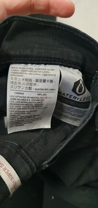 Spodnie jeansowe Levis 25