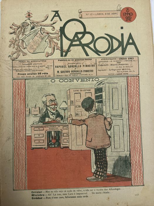 A parodia num 117 de 1902