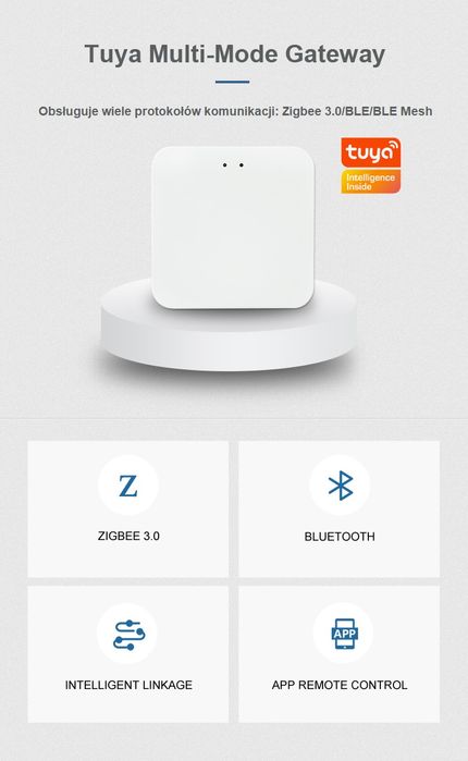 Multi Centralka Bramka Tuya - WiFi/ ZigBee / Bluetooth  TUYA SMAT HOME