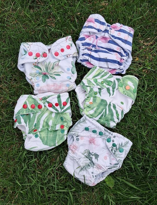 pieluchy wielorazowe ZESTAW ,AIO,formowanka, otulacz WIĘCEJ