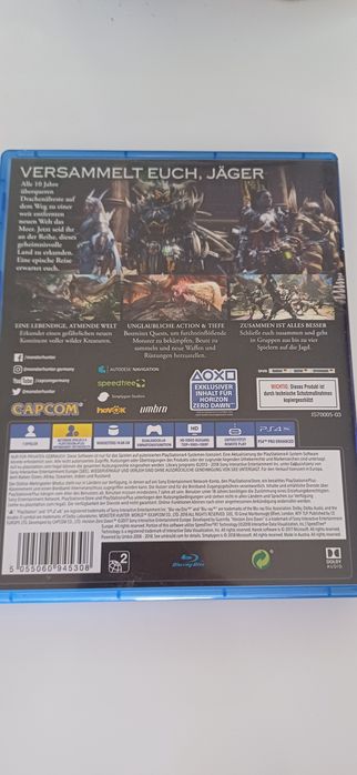 Monster hunter world pl na ps4