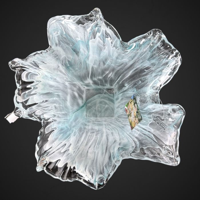 Wazon murano Tammaro home design włoski unikat niebieski B41/4166