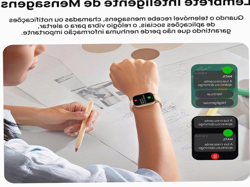Smartwatch 1.83" — Chamadas sem Fios, 100+ Modos Desporto, Homem e Mulher
