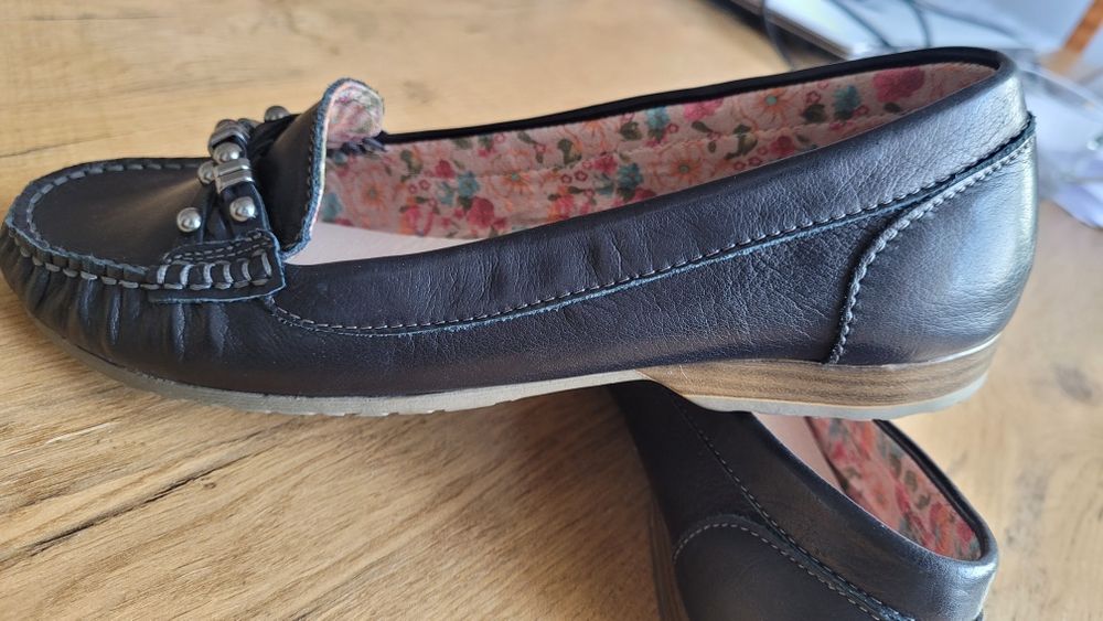 Mokasyny skóra 39 nowe