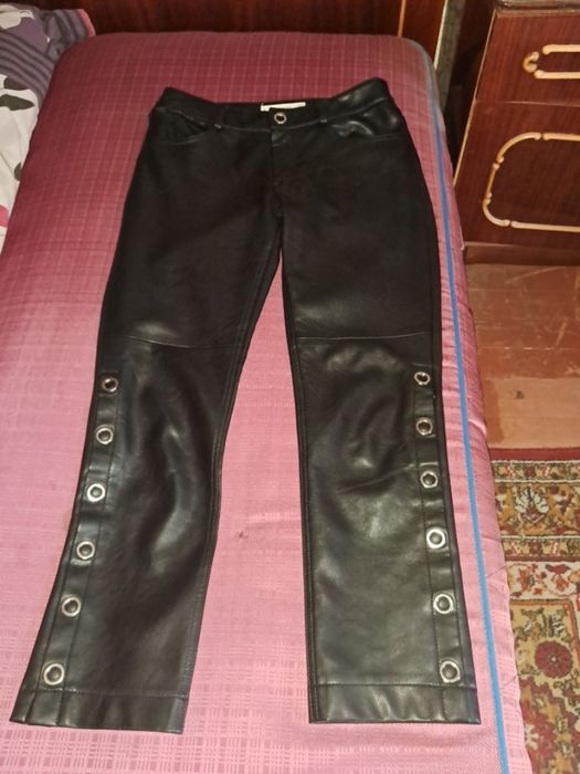 Брюки Mango экокожа