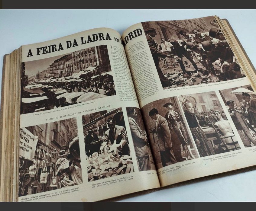 O Mundo Ilustrado – Ano I Completo (Junho a Dezembro de 1952) – Encadernação da época