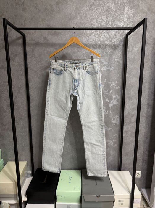 Off-White Back Logo Slim Jeans