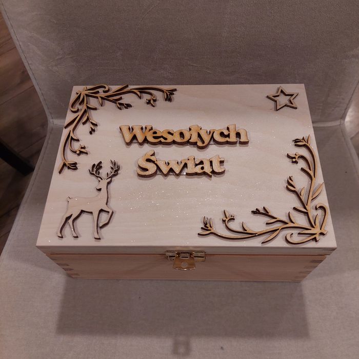 Skrzynka z miodem prezent święta