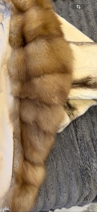 Норкова шуба з соболем