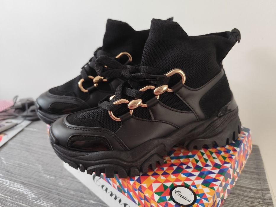 Nowe Sneakersy z skarpeta rozmiar 38
