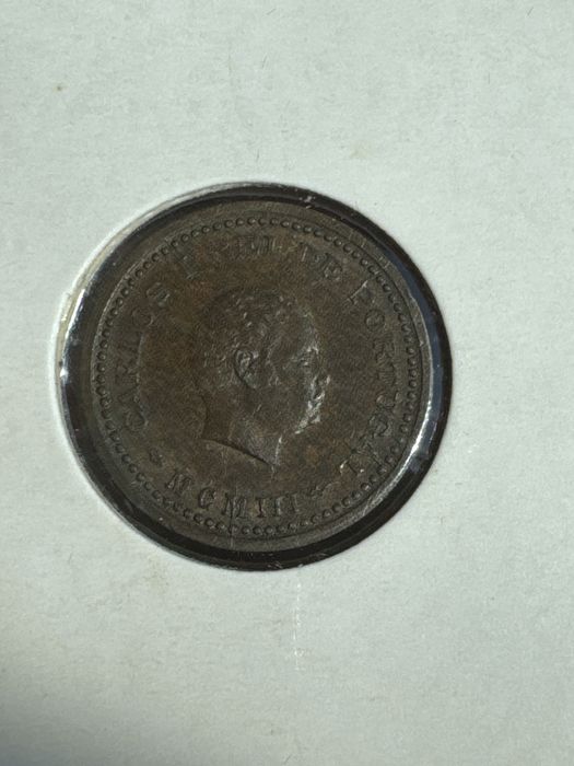 Moeda 1/12 avos Tanga India D. Carlos 1903