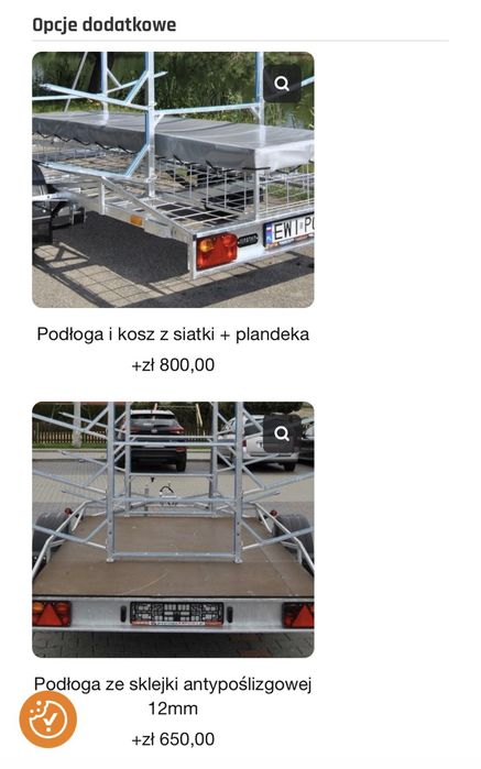 Przyczepa pod 15szt kajaków Mastertech, nowa 2026,