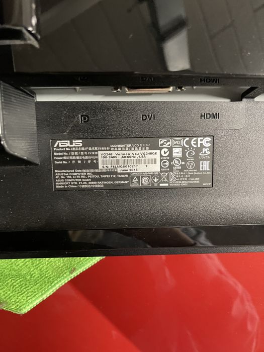 Monitor ASUS VG248QE 3D – na części lub do naprawy