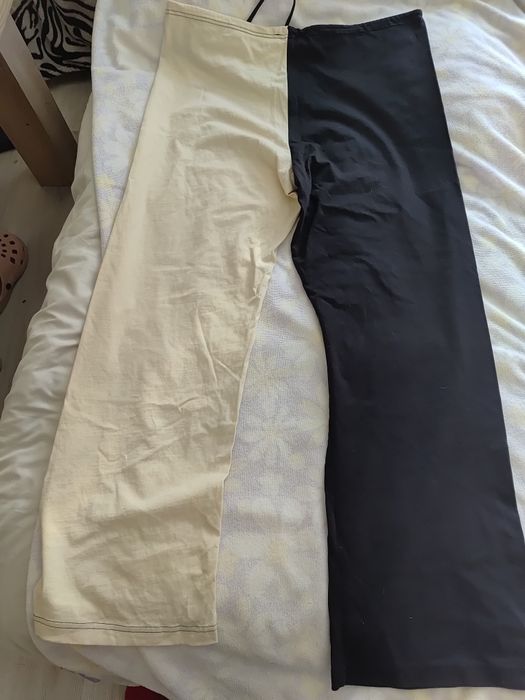 Nowe spodnie dwukolorowe zara rozmiar s