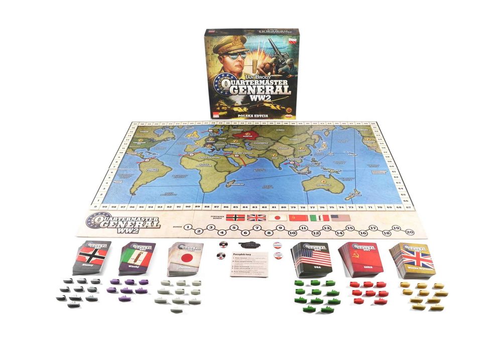 Gra planszowa Quartermaster General WW2 PL +Monolith Arena ENG