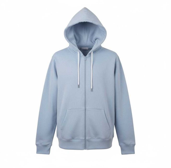 Bluza typu kapturek z suwakiem, bawełna 100% (wzór unisex) ( S )