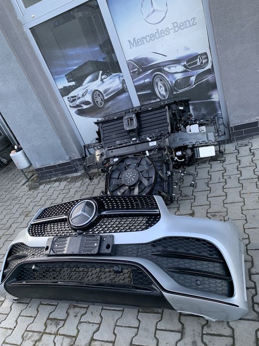 gle 167 бампер амг рестайл и до установочная