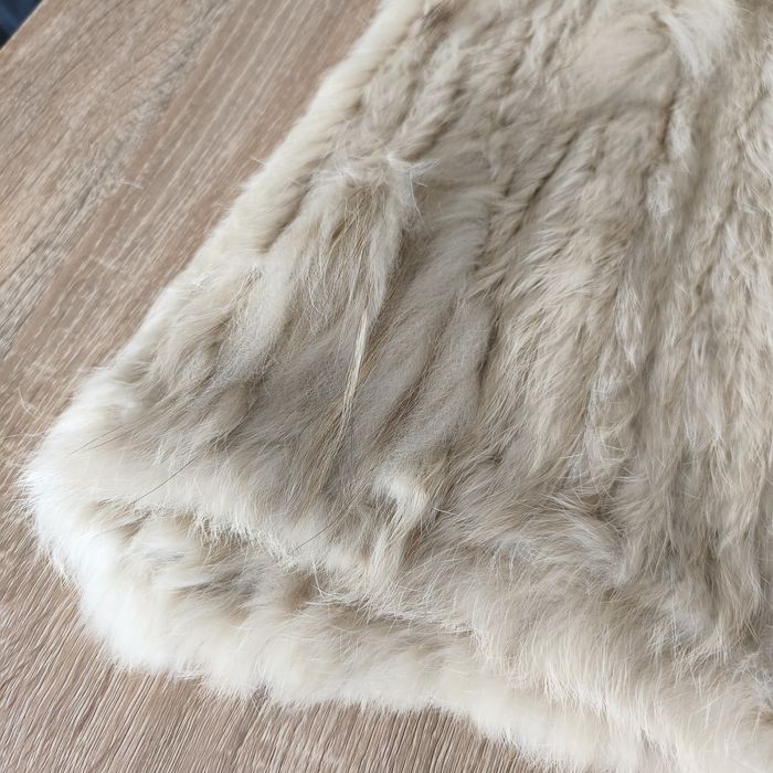 Colete de Pele Natural – Coelho & Guaxinim (L/XL)