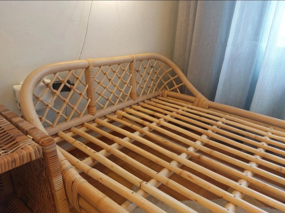 Camas rattan La Redoute