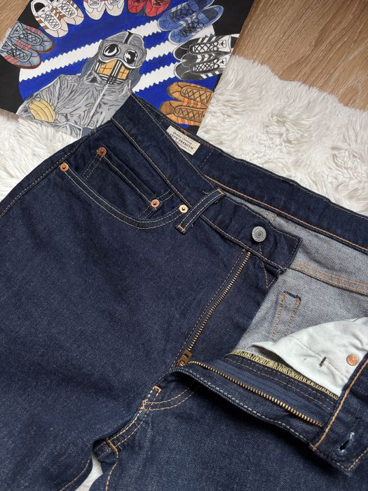 Темно-сині індіго нові широкі джинси Levis 514 Premium